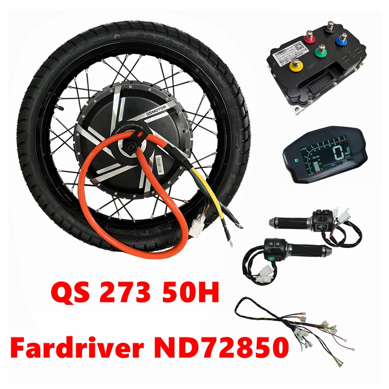 NBpower/QS273 50H 72 فولت 1200 - مراجعة Side Hung Mid Drive Motor Kit وسعره