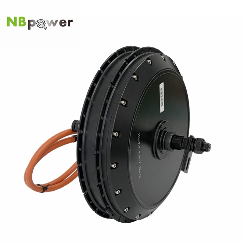 محرك محور دراجة كهربائية NBpow - مراجعة 72V 8000W Brushless Hub Motor وسعره