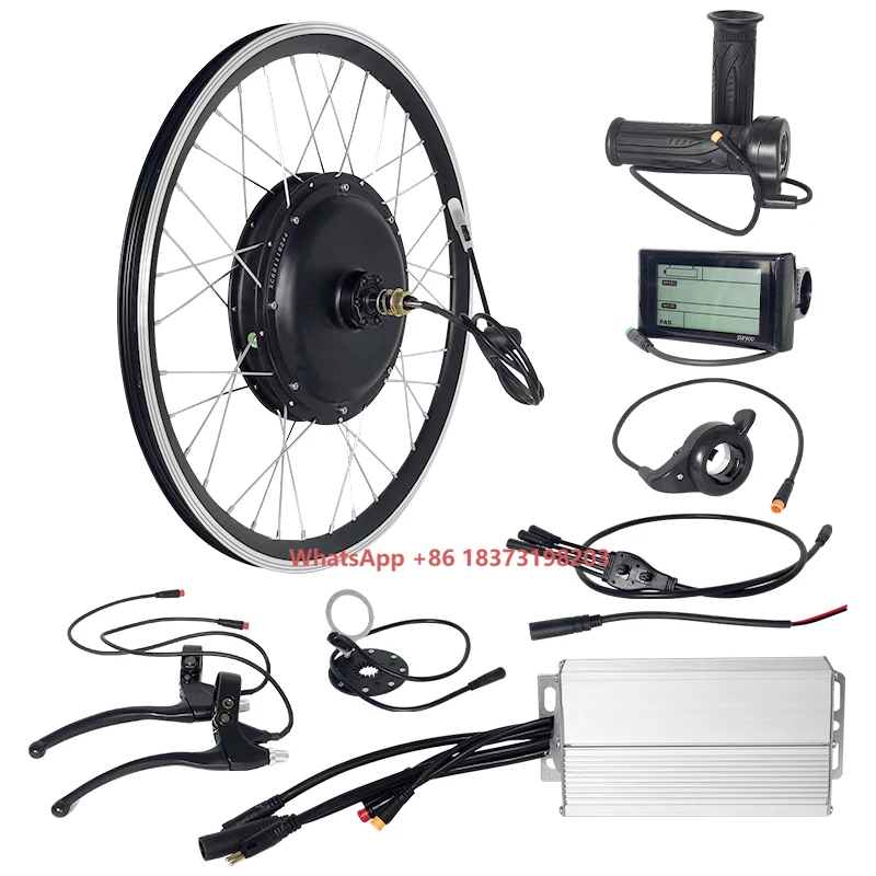 جديد مجموعة التحويل الكهربائي - مراجعة 12000W Electric Motorcycle Hub Motor وسعره