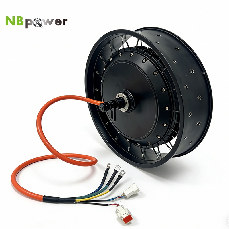 NBpower/QS 273 40H 48-96 فولت، - مراجعة 72V 8000W Brushless Hub Motor وسعره
